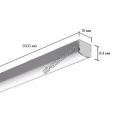 Накладной алюминиевый профиль для светодиодных лент LD profile – 02S, 29420
